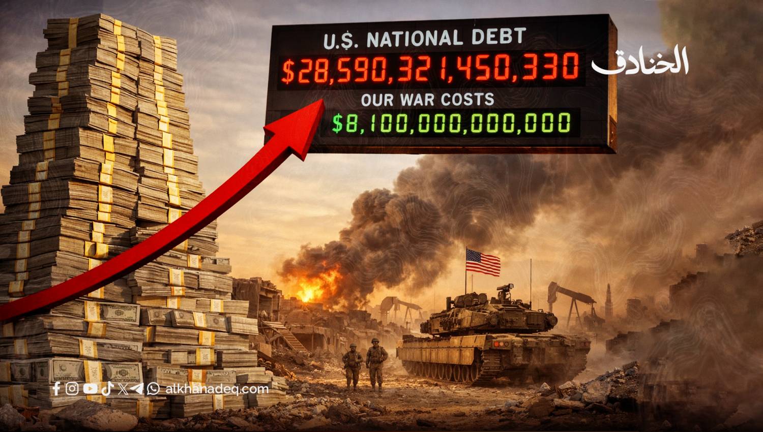 التحشيد العسكري قبالة إيران: هكذا تغذي واشنطن ديونها 