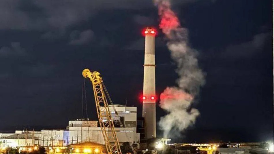 محطة توليد الكهرباء المستهدفة